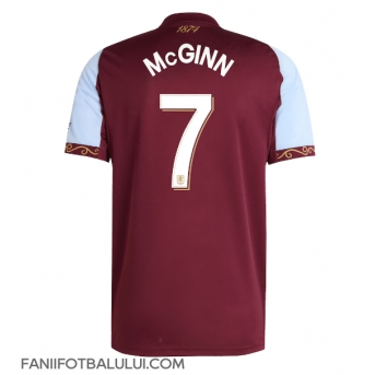 Aston Villa John McGinn #7 Tricou Fotbal Replică 2025-26 Barbati Acasa